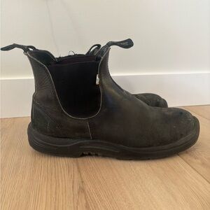 Men's Leather Steel Toe Worn Blundstone Work Boots